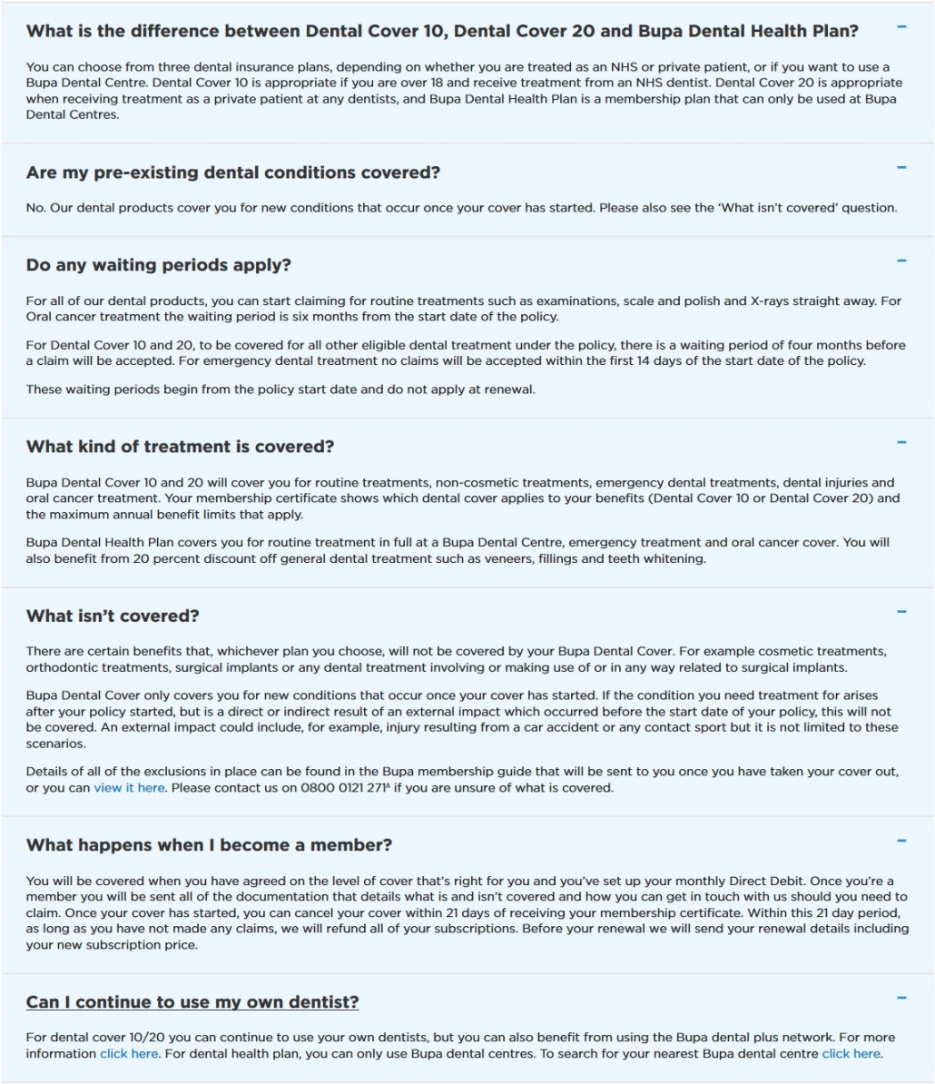 Dental Finance -  FAQs